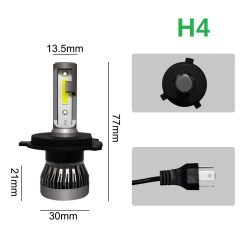 Mini LED Headlight Bulbs 6000K White – Plug & Play High Brightness Conversion Kit - Image 7
