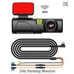 2K WiFi Mini Dash Cam with 24hr Parking Monitor & Hardwire Power Kit - Image 2